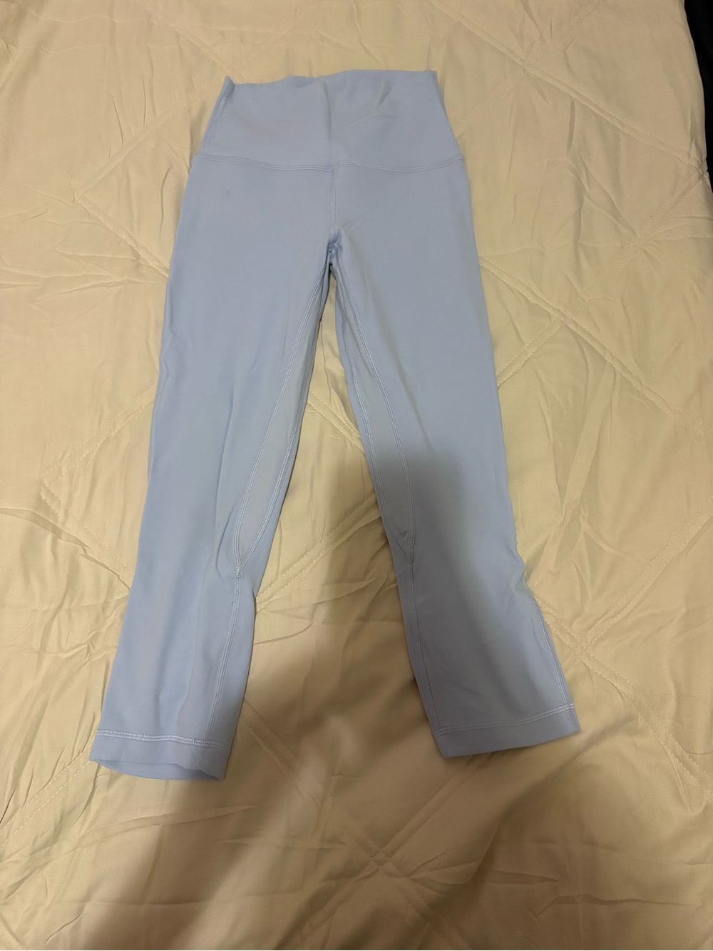 Light Blue Active Capri Leggings